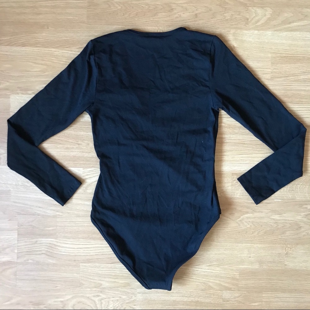 SR American Apparel long sleeve bodycross bodysuit - Picture 5 of 5